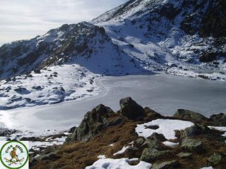 il lago viana gelato