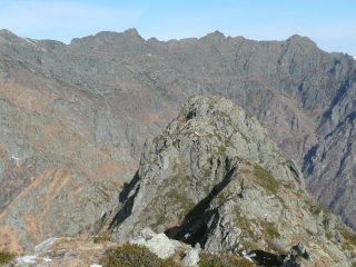 La cima Nord e la Luarasca al centro