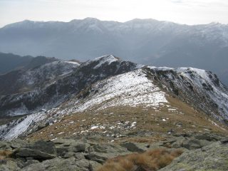 La cresta di discesa