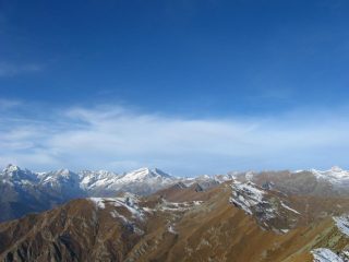 Limpido panorama verse le Levanne....