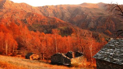 Paesaggio infuocato poco sopra Brancot