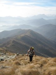 ultimo tratto di salita sotto la vaccarezza
