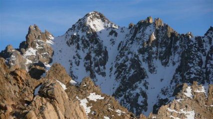 L'Oserot con i suoi canali NO (vista dal bivacco)