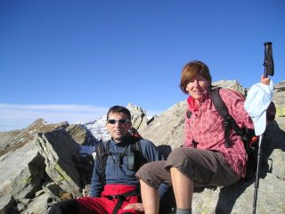 Foto di vetta con Luigina