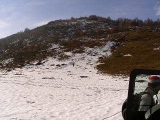 la parte finale della discesa