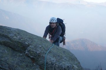 Sulle placche della cresta del Belvedere
