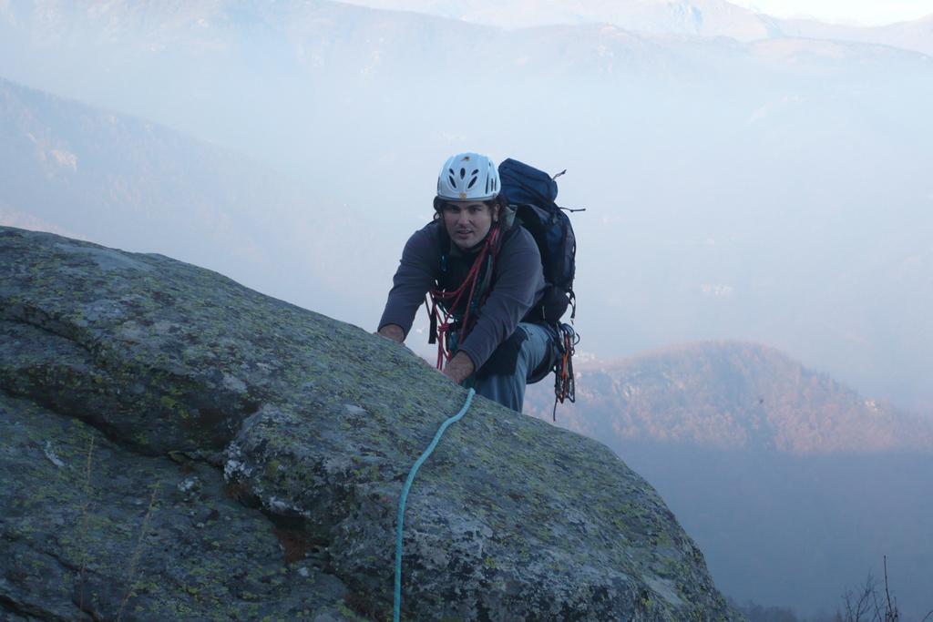 Sulle placche della cresta del Belvedere