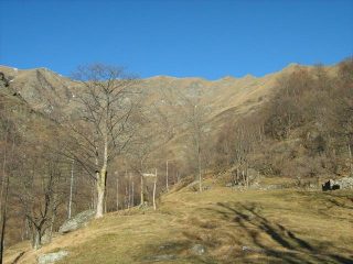 in salita nella parte bassa