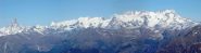 vista sulla catena del Rosa dal Vailet