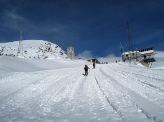 arrivo al colle