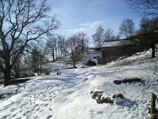 Prima di Vercio troviamo neve
