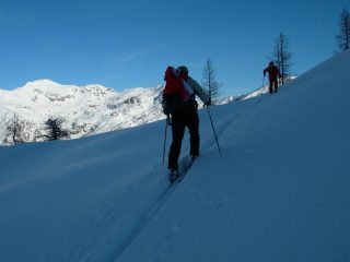 salendo oltre al Pian du Juc
