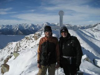 Massimo ed Eugenio in vetta