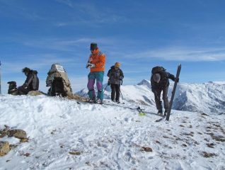 Preparativi per la discesa