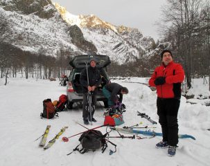 Parcheggio dopo il Preit di Canosio