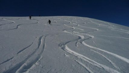 Famiglia Super G sulla dorsale
