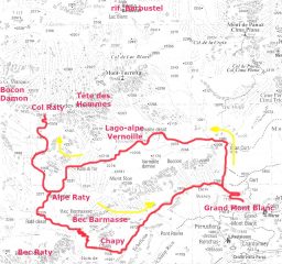 Col Raty anello percorso