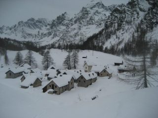 innevamento all'alpe Crampiolo