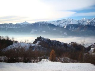 Nebbie in Valle Stura dal Colle di Ferriere