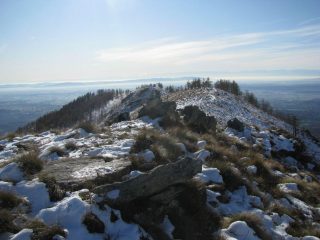 Cima di Monte Calvo e la dorsale verso sud