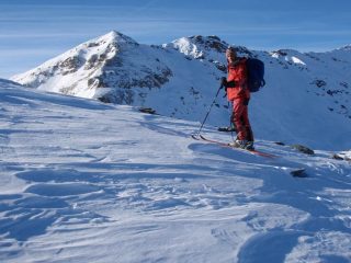 Eddy  sulla sfondo Cima di Crosa