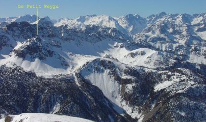 Versante est del Petit Peygu