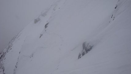il traverso dopo le barre rocciose