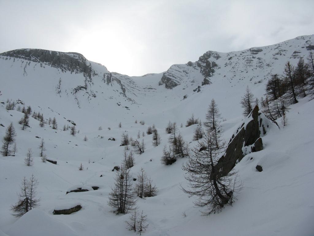 canalone di discesa