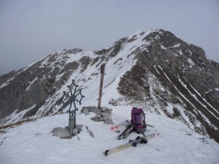 dal Pianard verso il bec d'orel