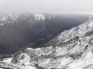 Panorama verso valle.....