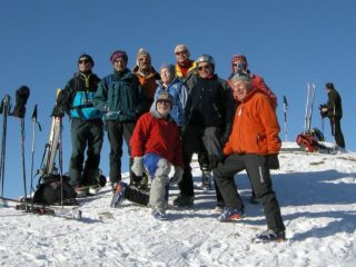 foto di gruppo in punta