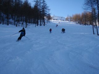 Mario sulla pista a sinistra