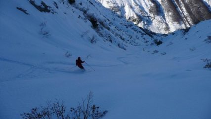 Wally sguazza nella powder!