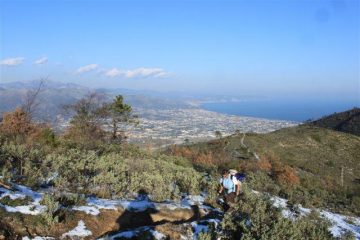 Uno sguardo verso Albenga e la costa