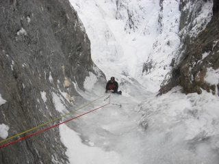 il DOC in uscita dal muretto del 2° tiro