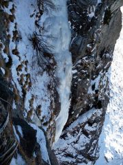 la doppia per raggiungere la cascata