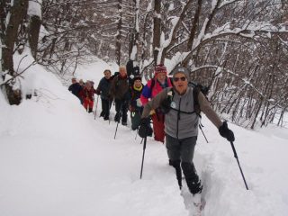 Gruppo iEvergreen in salita a grappolo fitto