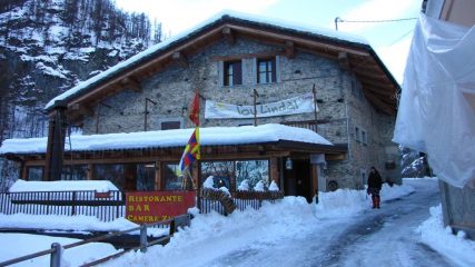 il Rifugio Lou Lindal di Preit (26-12-2009)