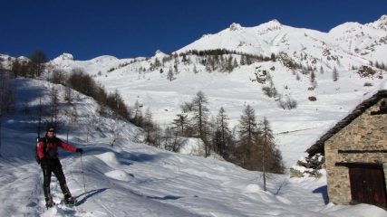 Stelvio nei pressi delle Grangie Soleglio Bue (27-12-2009)