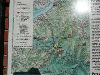 Mappa percorso, circa