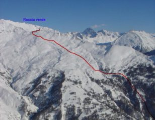 Itinerario alla Roccia Verde