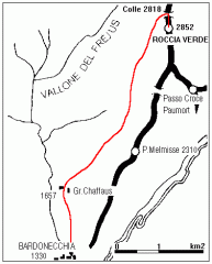 mappa itinerario