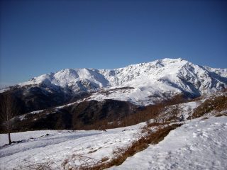 poca neve anche verso il mombarone