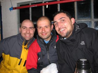In vetta al Pigna nella baracca dello skilift: SPETTACOLO!!!