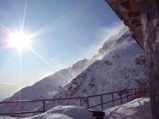 Vento forte sulle creste