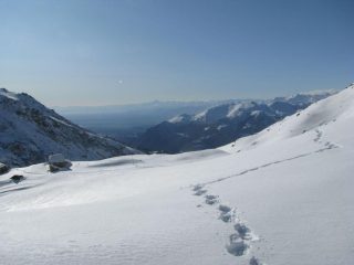 Panorama verso la pianura