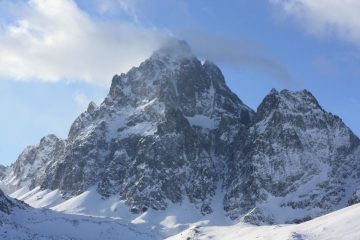 Vista sui versanti nord del Viso e del Visolotto