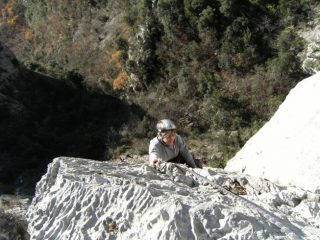 Alda esce dal diedro 