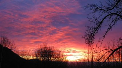 Partenza all'alba...