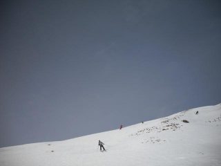 per fortuna un bel sole e ottima visibilità